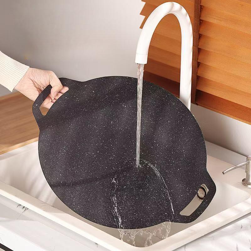 Kitchen Baking Containers - ホットセール-1個入りキッチンノンスティックパン28/30/32/34/38cm韓国マイファンストーンBBQグリルパン屋外バーベキューポット2026