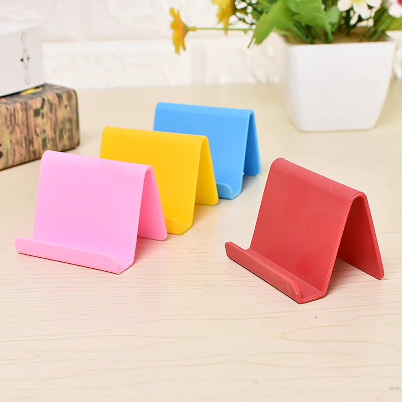 Miniature Baking Kitchen - ランダムミニポータブルキッチン電話ホルダーユニバーサル可動ミニ怠惰なブラケットファッション便利携帯電話マウントプラスチックスタンド