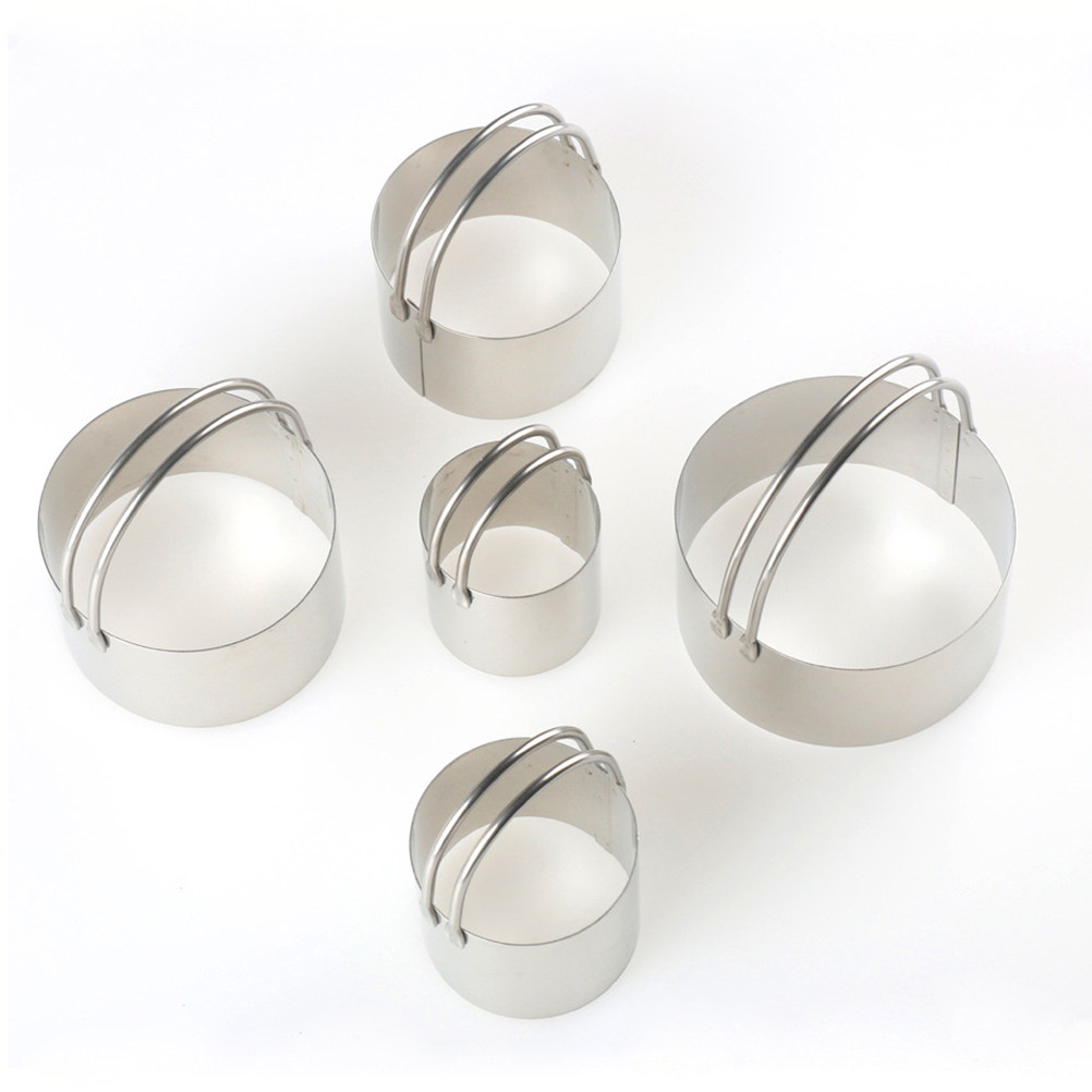 Cookie Cutter Set - 5個セット ステンレス製クッキーカッター 4cm 5cm 6cm 7cm