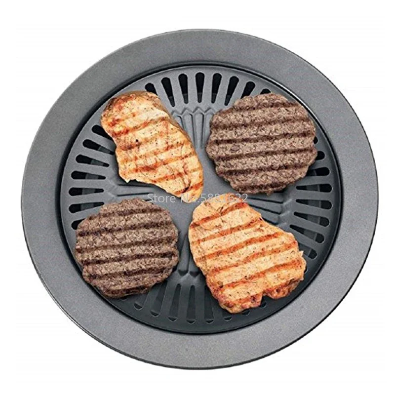 韓国製ポータブル屋外無煙BBQグリルパン - 家庭用ガスコン - Kitchen Baking Pan Set のレビューと価格