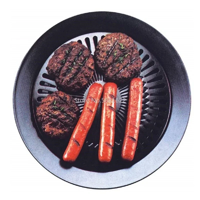 韓国製ポータブル屋外無煙BBQグリルパン - 家庭用ガスコン - Kitchen Baking Pan Set のレビューと価格