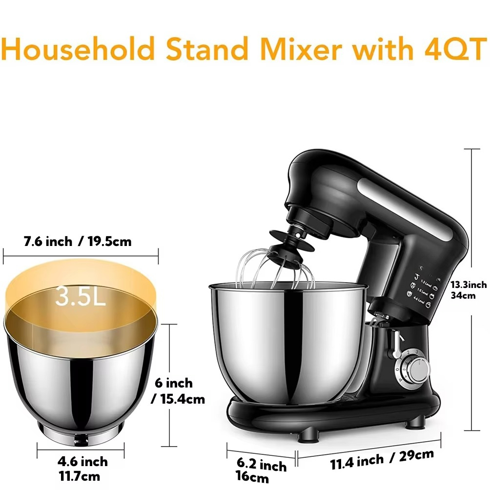 1000W 3.5L 多機能電動スタンドミキサー ロボットキ - Kitchen Robot Baking のレビューと価格