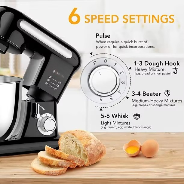 1000W 3.5L 多機能電動スタンドミキサー ロボットキ - Kitchen Robot Baking のレビューと価格
