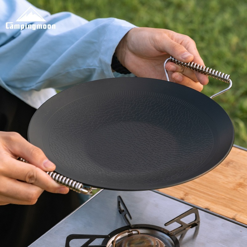 CAMPINGMOON GRW-27F 三層鋼製ノンスティッ - Kitchen Baking Pan Set のレビューと価格