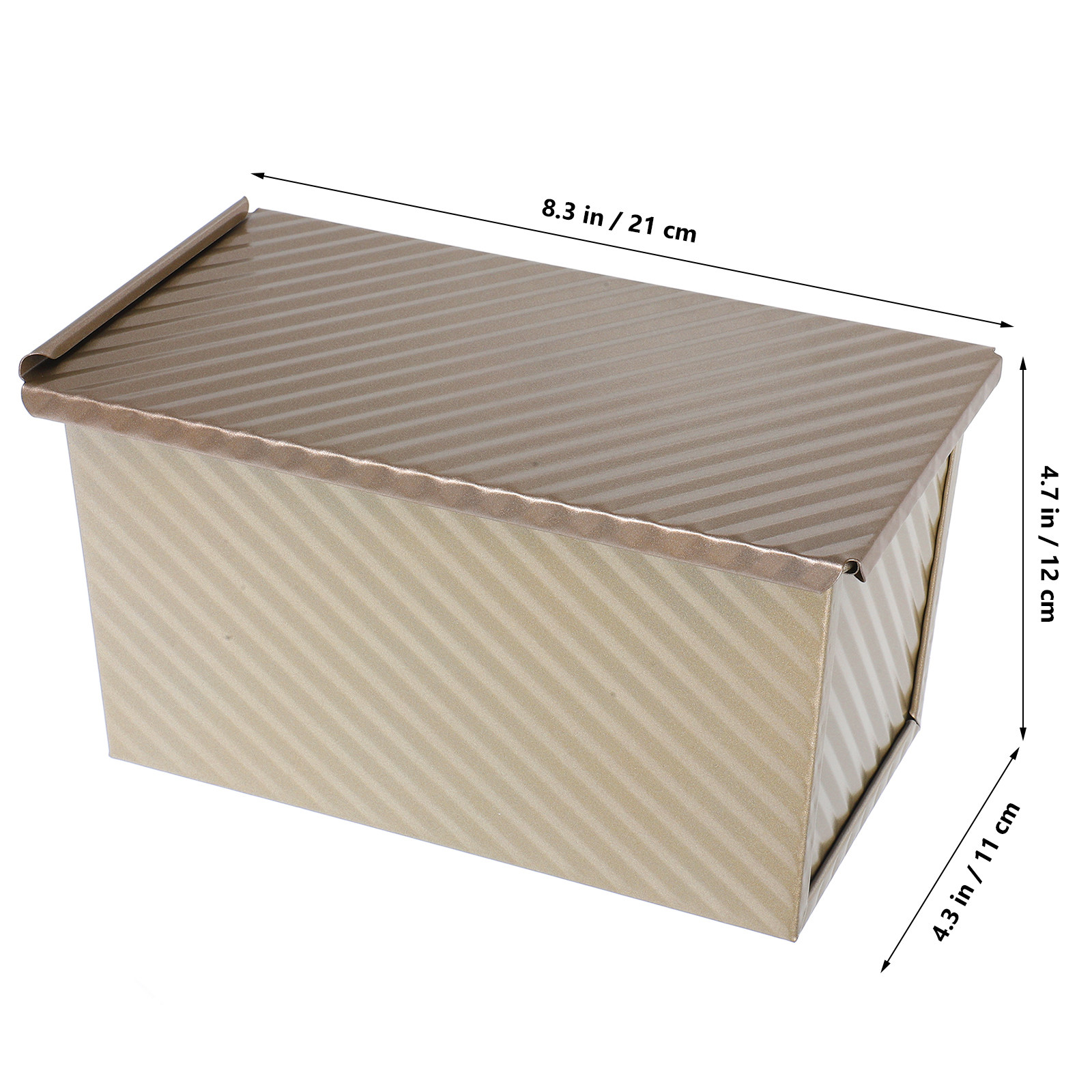 長方形波模様トースト型 金属製パン型 ノンスティックベーキン - Kitchen Baking Pan のレビューと価格
