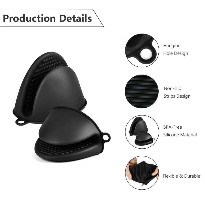 2 パックシリコンオーブンミットポットホルダーセットキッチン - Kitchen Baking Pan Set のレビューと価格