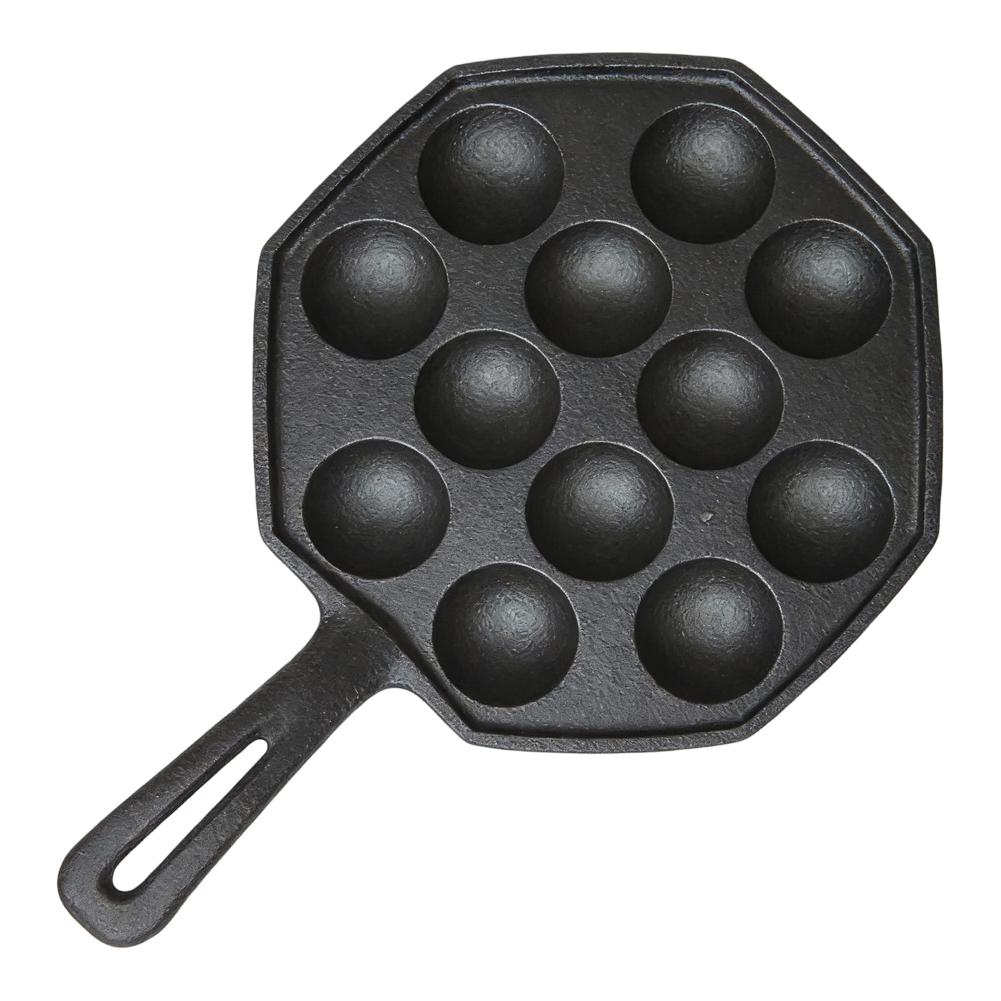 鋳鉄製たこ焼き器 12穴 グリルプレート付き ウズラの卵やエ - Baking Kitchen At Home のレビューと価格