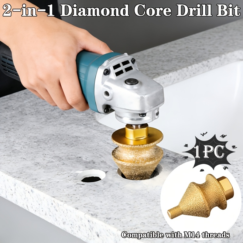 M14工業用ネジ式ダイヤモンドホールカッター 2-in-1面 - Rolling Pin Marble のレビューと価格