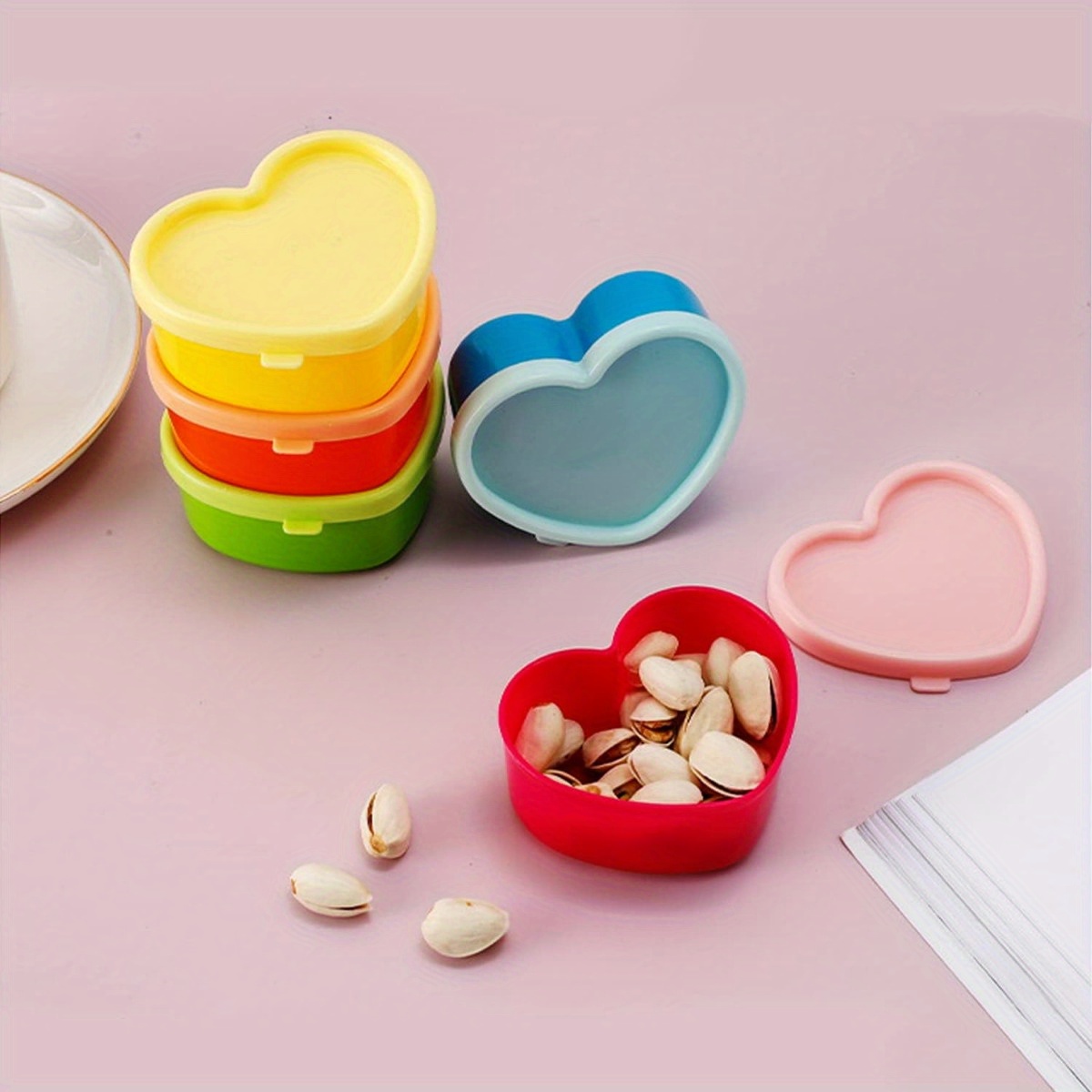5 個ミニランチボックス調味料収納ボックス蓋付き再利用可能な - Miniature Baking Kitchen のレビューと価格