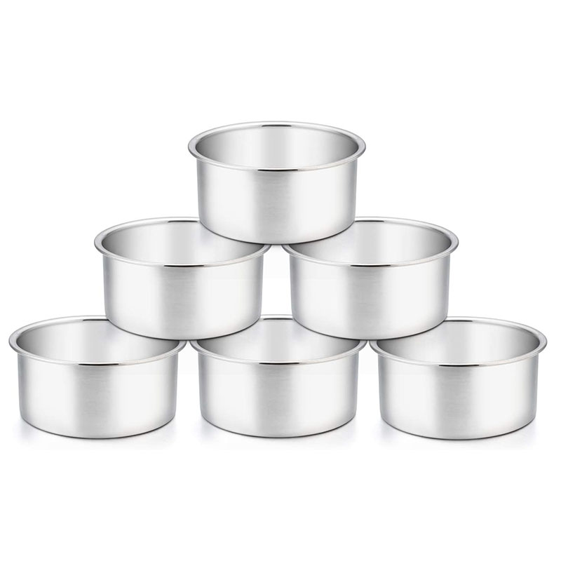 6/12個入りアルミミニケーキパン、3.7インチノンスティッ - Kitchen Baking Pan Set のレビューと価格