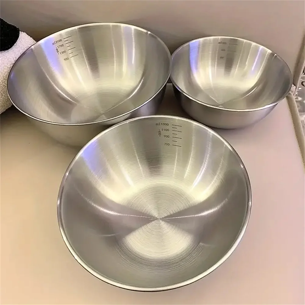 1-3個のステンレス製ボウルセット、目盛り付き、調理・ベーキ - Kitchen Baking Set のレビューと価格