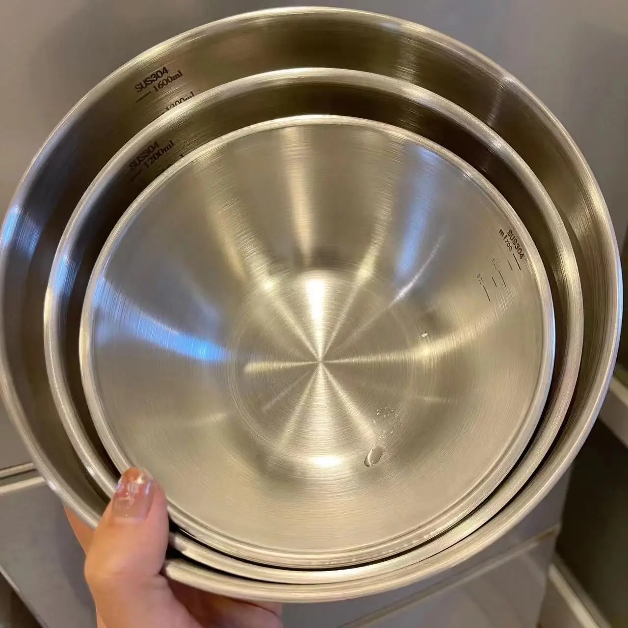 1-3個のステンレス製ボウルセット、目盛り付き、調理・ベーキ - Kitchen Baking Set のレビューと価格