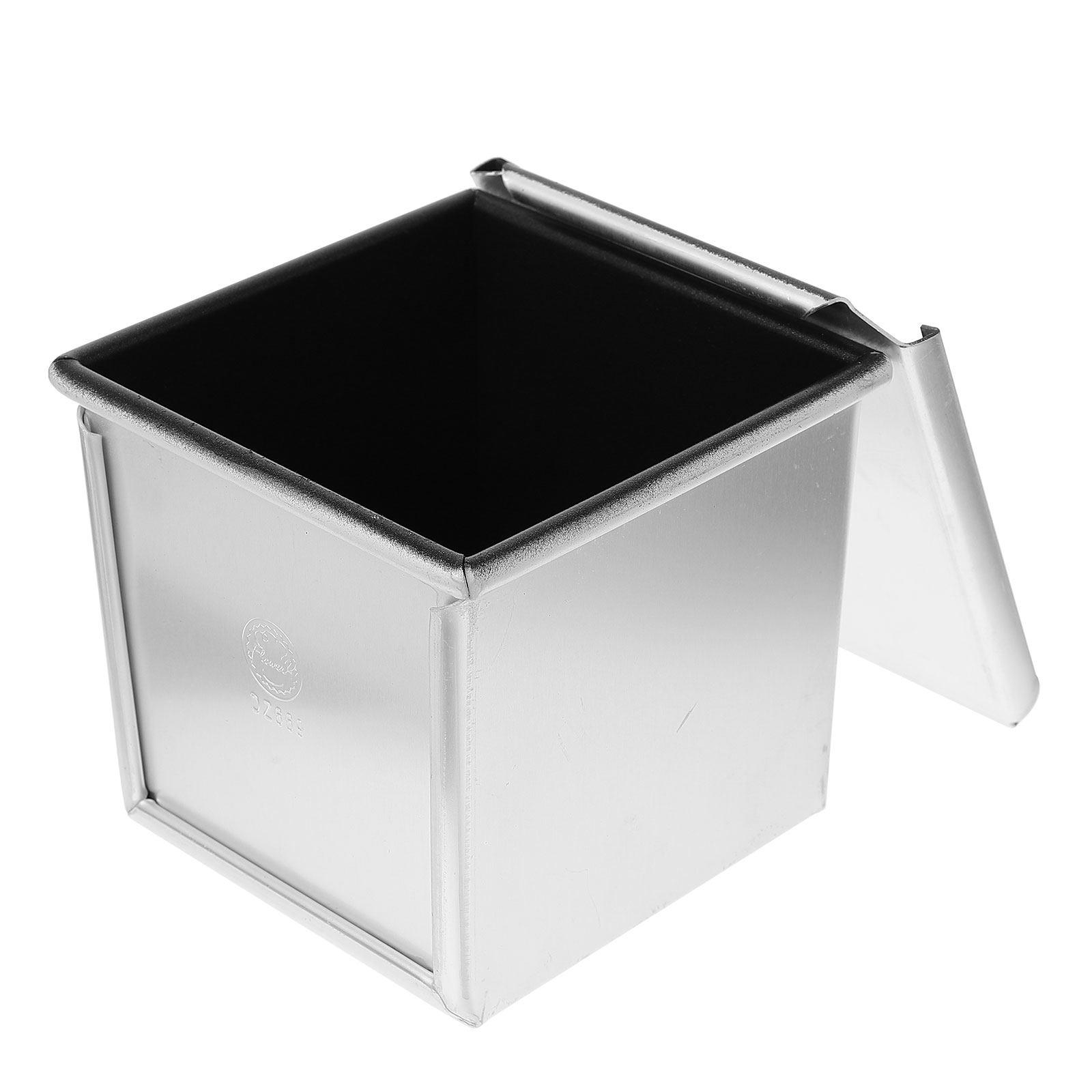 1個入り正方形アルミ合金製蓋付きパン型、ノンスティックトース - Kitchen Baking Pan のレビューと価格