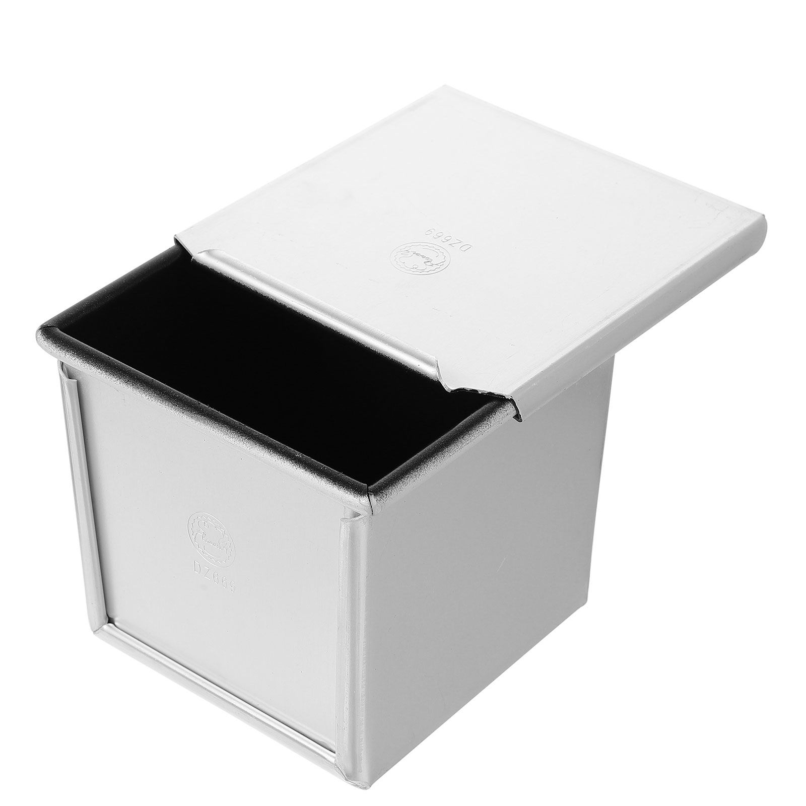 1個入り正方形アルミ合金製蓋付きパン型、ノンスティックトース - Kitchen Baking Pan のレビューと価格