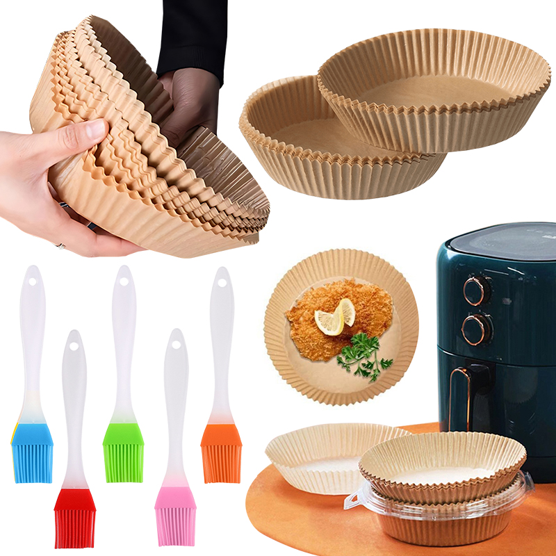 50/100枚入り エアフライヤー用紙皿 ランダムカラー オ - Kitchen Baking Set のレビューと価格