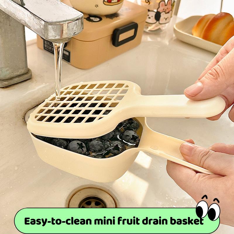 1個入り簡単洗浄ミニフルーツ排水バスケット、ハンドル付き、チ - Miniature Baking Kitchen のレビューと価格