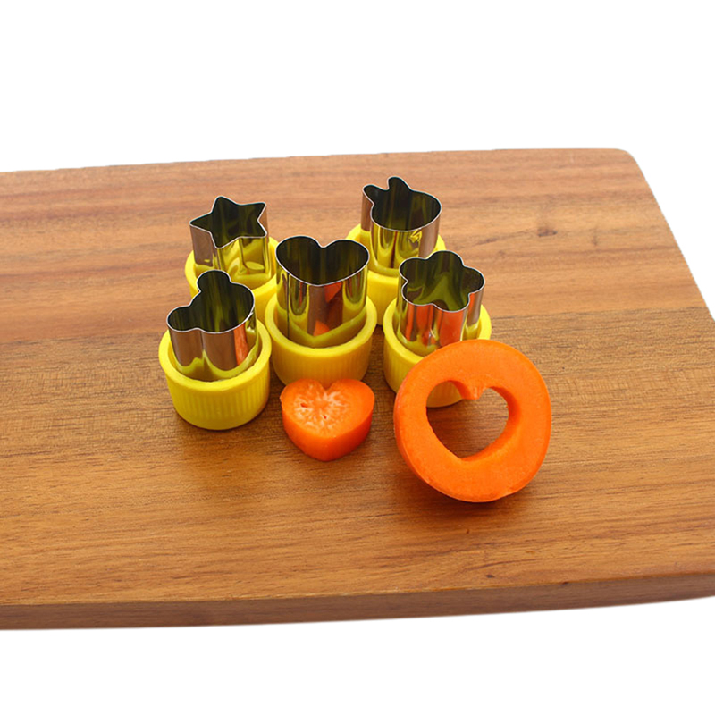 1セットマルチスタイル野菜クッキーカッター金型ポータブル調理 - Cookie Cutter Set のレビューと価格
